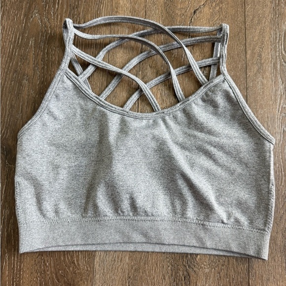 Zenana bras/camisoles. Both women’s size S/M. Bright neon orange and grey. - Picture 5 of 7